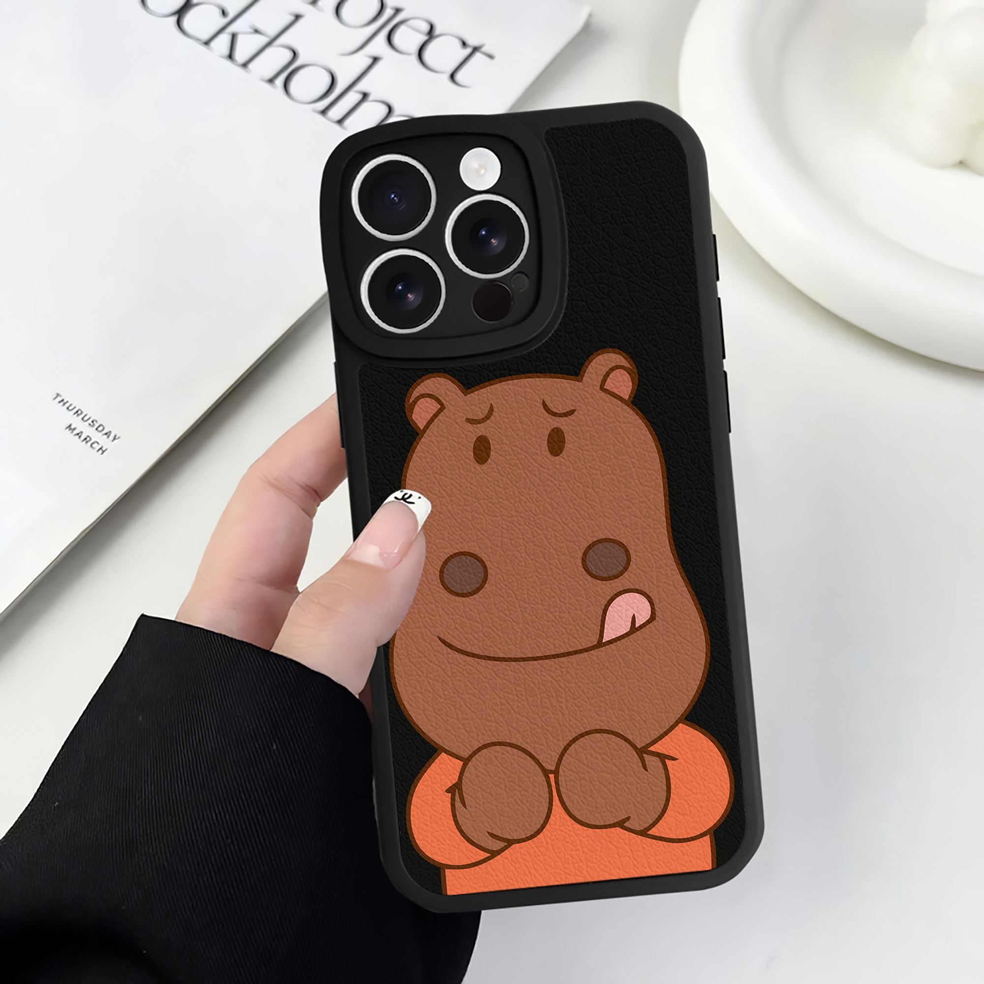 （画像用） アンパンマン Anpanman 【iPhone 16シリーズ対応】シリコンスマホケース（レザー調） 材質：シリコン
